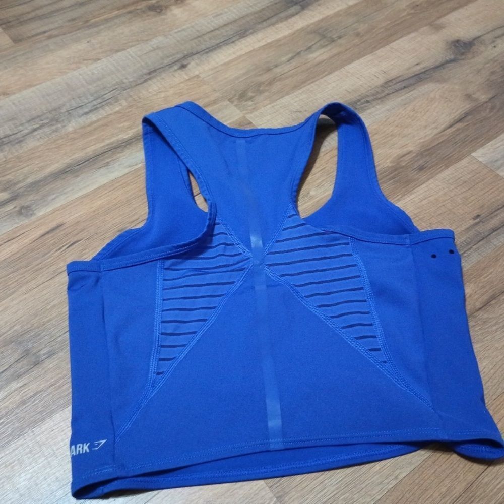 Gymshark Indigo Pro Perform Crop Top - Picture 7 of 7